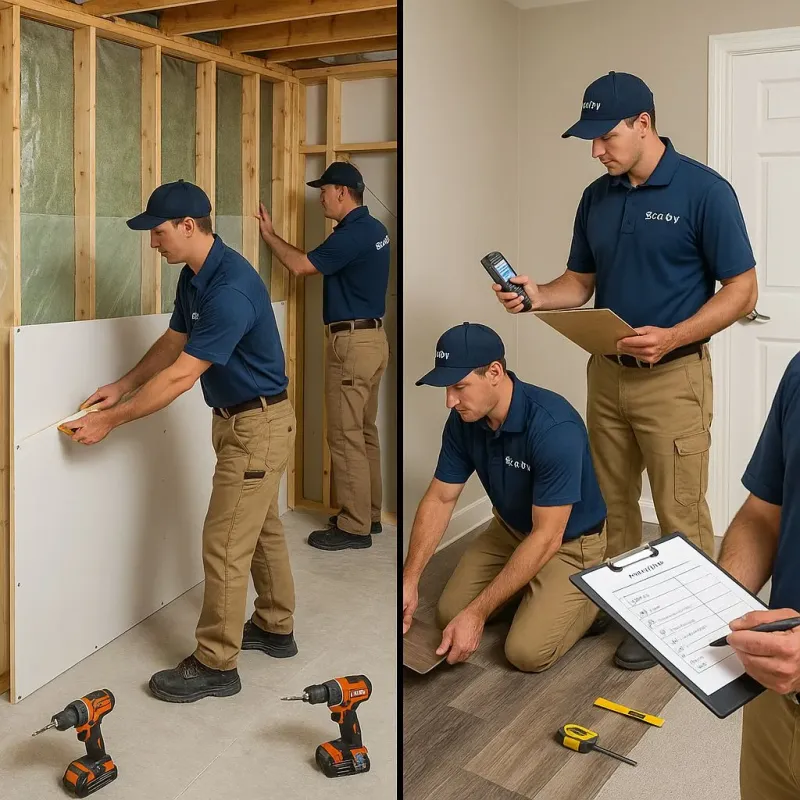 Repairs and Reconstruction process in Leisure World, MD